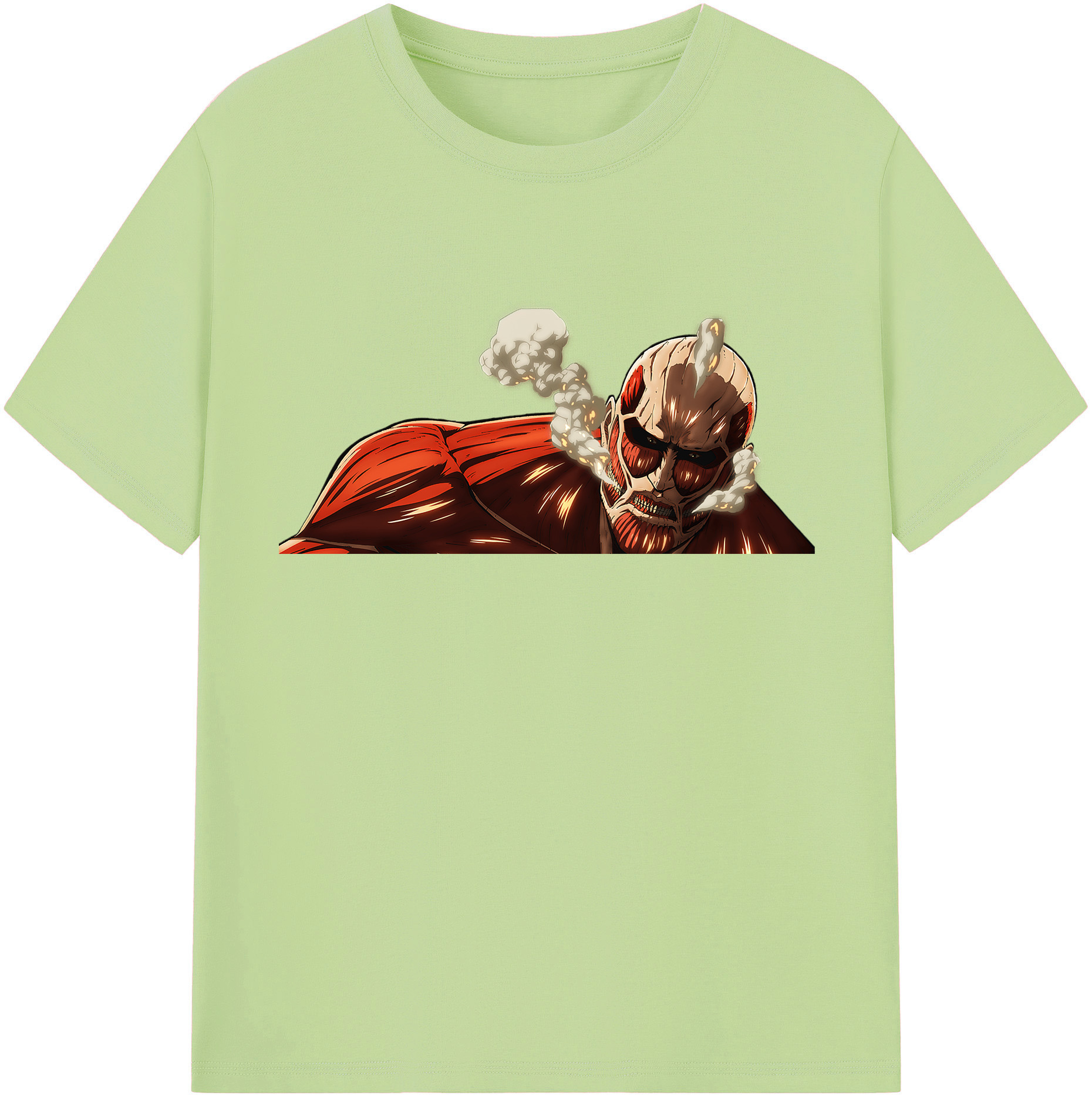 （画像用） 進撃の巨人 Attack on Titan 綿100％半袖Tシャツ（フロントプリント）